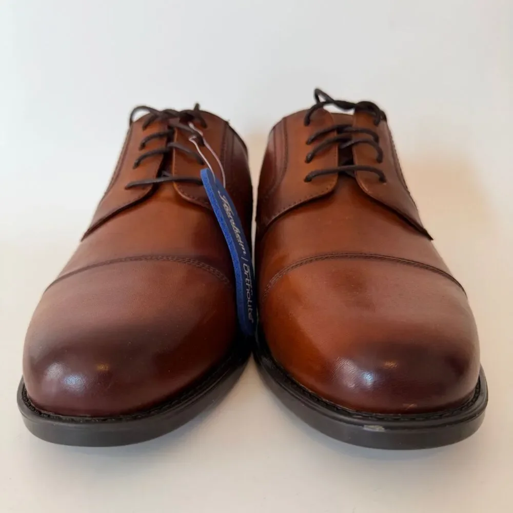 NWT Florsheim Men's 9EEE (9W) Leather Midtown Cap Toe Oxford Dress Shoes NWOB
